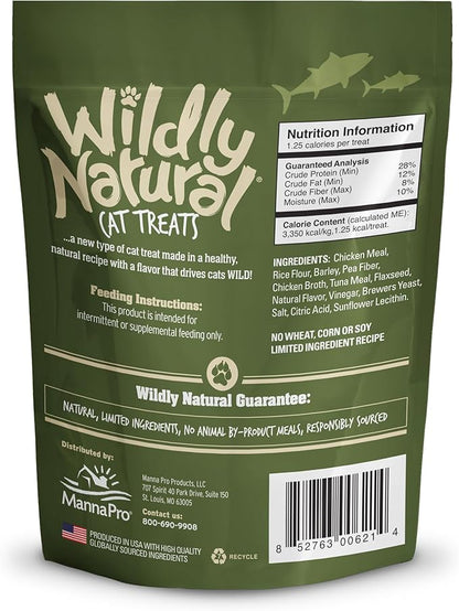 Wildly Natural Cat Treats, Tuna Flavor, 2.5 oz (Pack of 2)