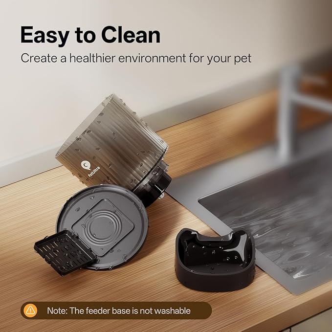 PETULTRA Automatic Cat Feeder with Camera: 5G WiFi Auto Pet Feeder Precise Timed Feeding with HD Video & 2-Way Audio, Food Dispenser with Desiccant Bag to Keep Kibble Fresh, Easy Setup for Indoor Cats