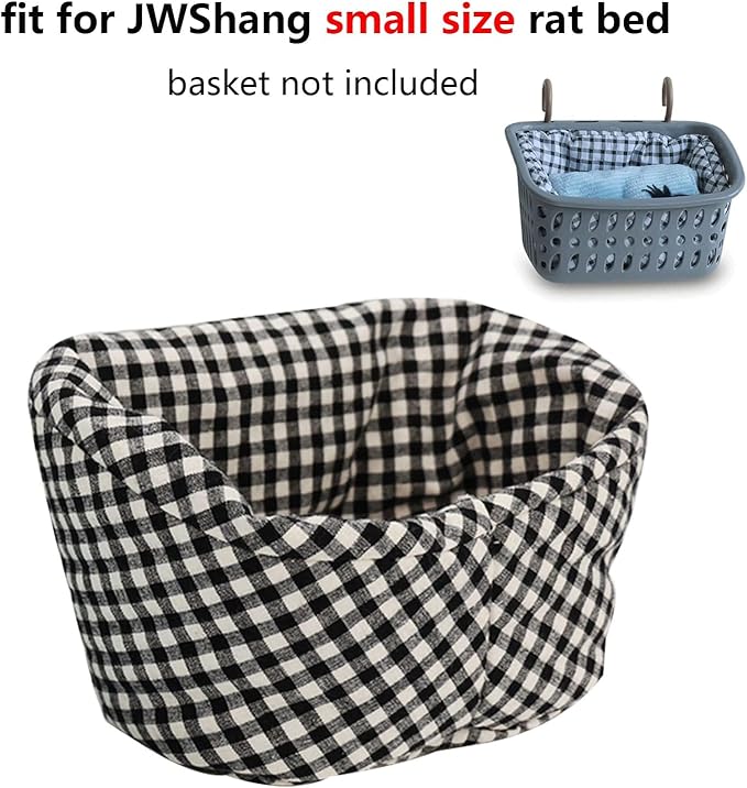 JWShang Small Rat Hammocks for Cage Chew Proof, Rat Warm Bed, Small Animal Hanging Hammock, Rat Cage Accessories for Small Animals Rat, Mouse, Guinea Pig, Chinchilla, Sugar Glider, Ferret