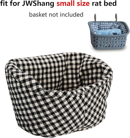 JWShang Small Rat Hammocks for Cage Chew Proof, Rat Warm Bed, Small Animal Hanging Hammock, Rat Cage Accessories for Small Animals Rat, Mouse, Guinea Pig, Chinchilla, Sugar Glider, Ferret