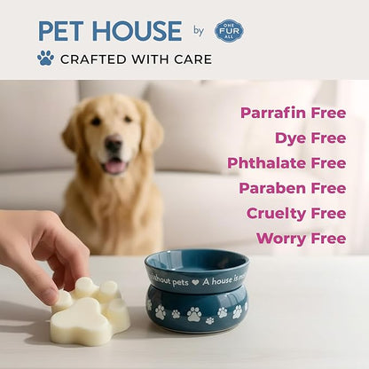 Pet House Wildflowers Scented Wax Melts - Long-Lasting Plant Based/Summer Soy Wax Melts for Pet Odor Pack of 2