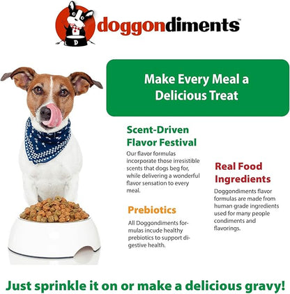 Movie Night Butter Popcorn Dog Food Topper, Fun People Food Flavors, Powder, Small & Large Breeds, Made in USA