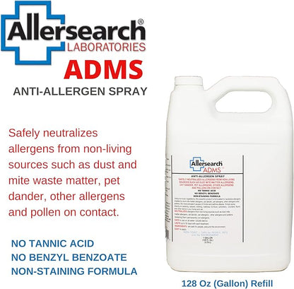 Allersearch ADMS Anti-Allergen Spray 128 Oz