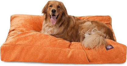 Majestic Pet Villa Rectangle Dog Bed Washable – Non Slip Comfy Pet Bed – Crate Bed with Removable Washable Cover – Kennel Bed for Sleeping, Polyester Fiber, Large, Marine