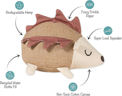 Fringe Studio HEDGY 3D Earth Friendly Cotton Canvas Dog Toy, PetShop Collection (718010)