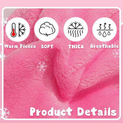 Christmas Dog Sweaters for Small Dogs Winter Dog Dress Girl Puppy Sweater Fleece Warm Puppy Dresses with Leash Hole Cute Pink Clothes Bowtie Chihuahua Sweaters Pet Doggie Oufit (XX-Small)