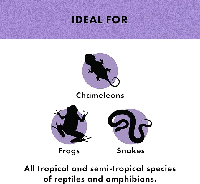 Zilla Tropical Mist Humidity Spray, Ideal for All Tropical Reptiles and Amphibians, Fortified with Aloe Vera