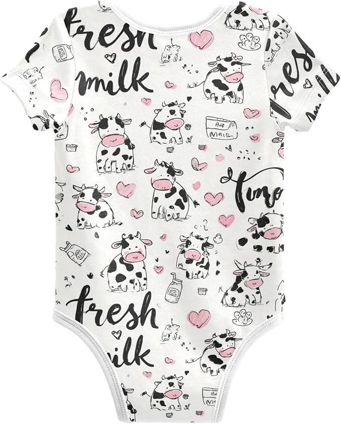 Bright Emotions Raccoons Baby Short Sleeve Bodysuits Romper Unisex Infant Outfit Wrapping Clothes for Boy Girl kids 3M