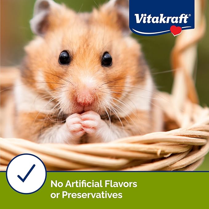 Vitakraft Mini Drops Cherry Banana Treats for Hamsters Rats Mice and Small Pets - Wholesome Small Animal Snacks with Real Fruit Flavor and Nutrient-Rich Goodness - 2.5 Ounce Pack