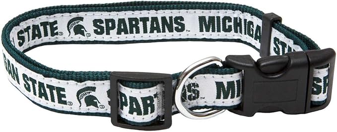 COLLEGE MICHIGAN STATE SPARTANS Dog Collar, Large