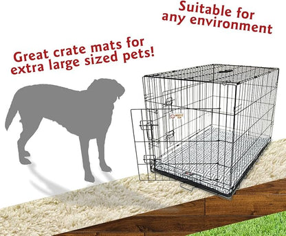 48" Towers Gray Crate Dog Bed Mat By Majestic Pet Products