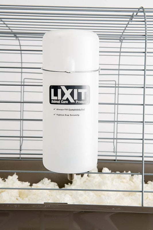 Lixit Small Animal Wide Mouth BPA-Free Water Bottle, 32 Oz, Translucent