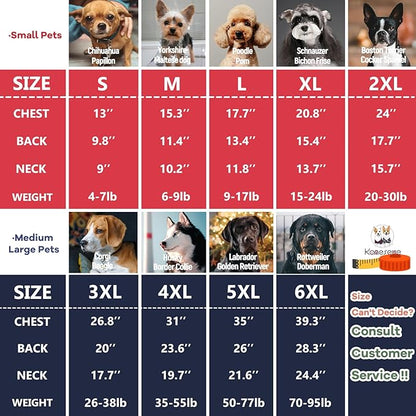 Koneseve Dog Shirt Vest Lightweight Stretchy Dog T-Shirts Soft Cool Sleeveless Stripe Vests Breathable Clothes for Puppy Kitty Cats Small Medium Large Dogs 2 Pack Red + Blue [ 4XL ]