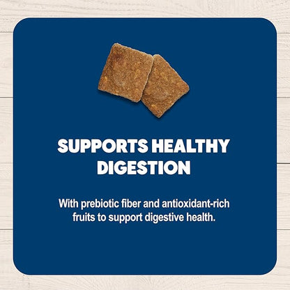 Blue Buffalo BeneBars Digestive Support Dog Treats with Prebiotic Fiber,Made with Natural Ingredients,USA Chicken & Apple,9-oz Bag,(Pack of 2)