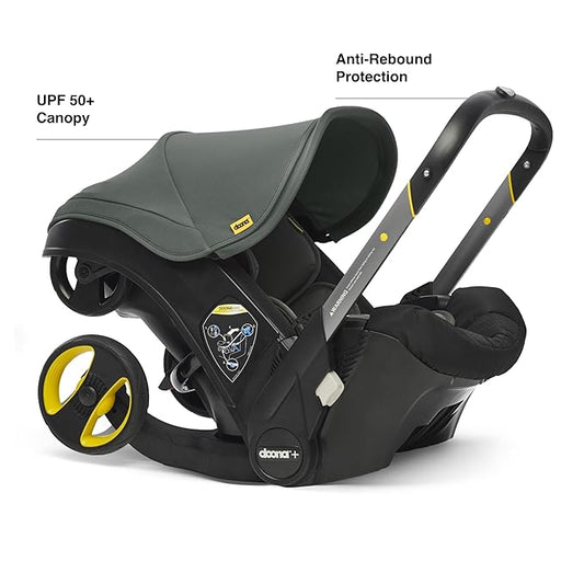 Doona Car Seat & Stroller, Slate Green - All-in-One Travel System
