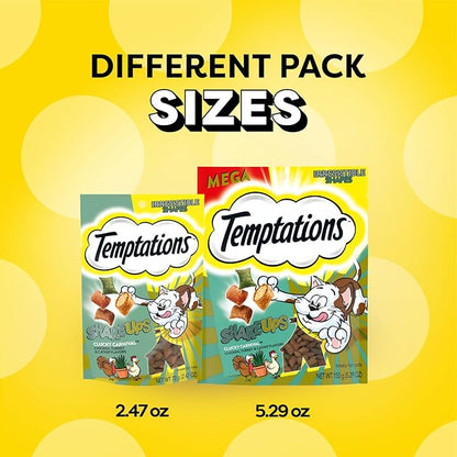 Temptations Cat Treat ShakeUps, Crunchy and Soft Cat Treats, Clucky Carnival, 5.29 oz. Pouch
