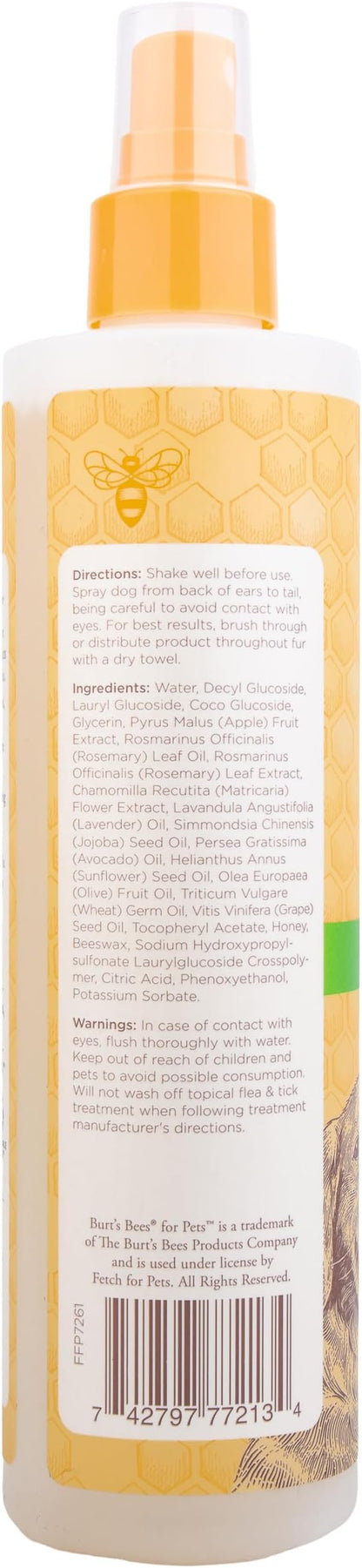 BURT'S BEES FOR PETS Naturally Derived Deodorizing Spray for Dogs - Best Dog Spray for Smelly Dogs - Made with Apple & Rosemary - Cruelty Free, Made in USA, 10 oz - 6 Pack