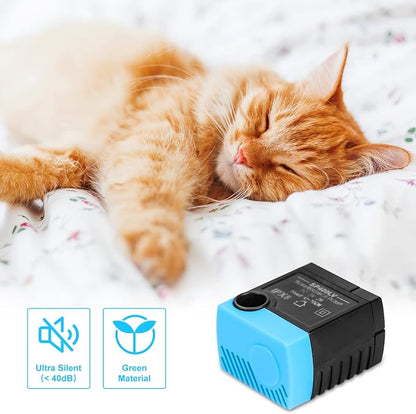 SP-400LV Cat Water Fountain Pump, SP-400LV USB Plug Replacement Pump Compatible with Butterfly, Seaside, 360 Plastic Pet Water Fountain (No USB Adapter)