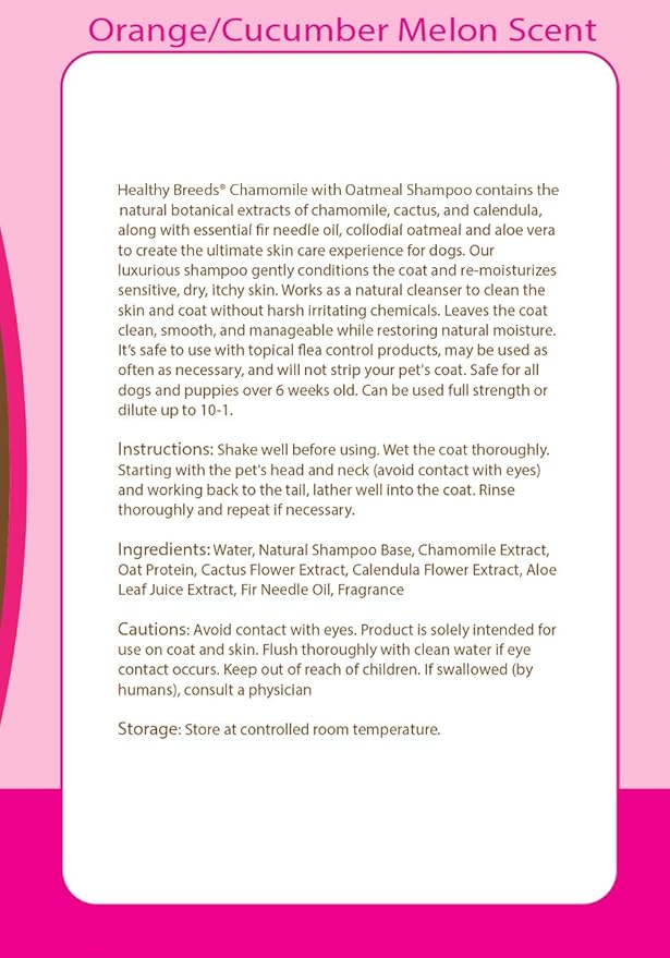 Healthy Breeds Beagle Chamomile Soothing Dog Shampoo 8 oz (Pack of 2)