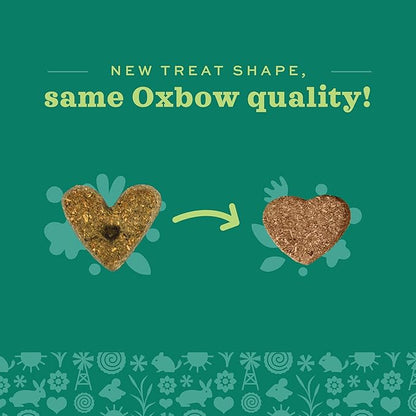 Oxbow Simple Rewards Apple Banana Treats, Timothy Hay Guinea Pig & Bunny Treats, Pet Snack, Made Guinea Pig Hay, Made in USA, Timothy for Rabbit, 3 oz Bag (Pack of 2)