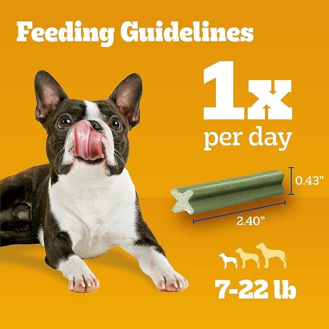 Pedigree Dentastix Dental Chews for Dogs, Small and Toy Breed Dog Treats, Fresh Flavor, 12.31 oz. Bag (51 Treats Total)