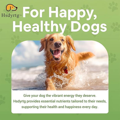 Dog Multivitamin - Pet Vitamins and Supplements 45-in-1 Daily to Support Joint, Immune System, Digestive Health, Skin & Coat with Chondroitin, Omega 3 & Probiotics, 8.8oz