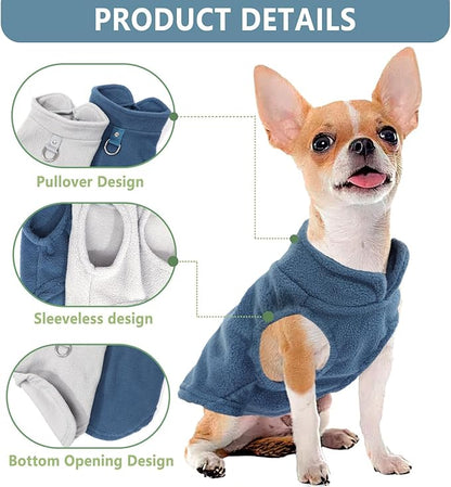 XXXL Dog Sweater, 2 Pack Large Dog Sweater Winter Warm Pet Fleece Sweater Thick Clothes Pullover Dog Sweatshirt Coat,XXXL (37-49lbs)
