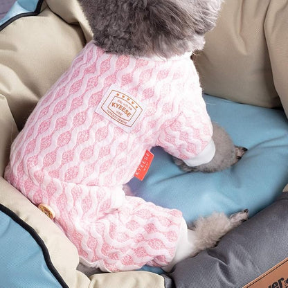 KYEESE Dog Pajamas Medium Dog Pjs Onesie 4 Legs Jumpsuits Dog Apparel