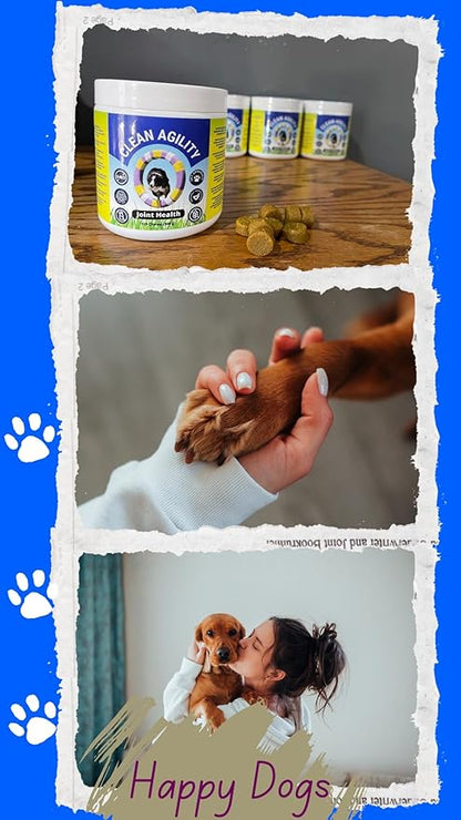 Joint Health for Dogs - Most Effective Hip and Joint Supplement Available - Formulated with Veterinarians, Glucosamine, Chondrointin, MSM, Turmeric (Soft Chew)