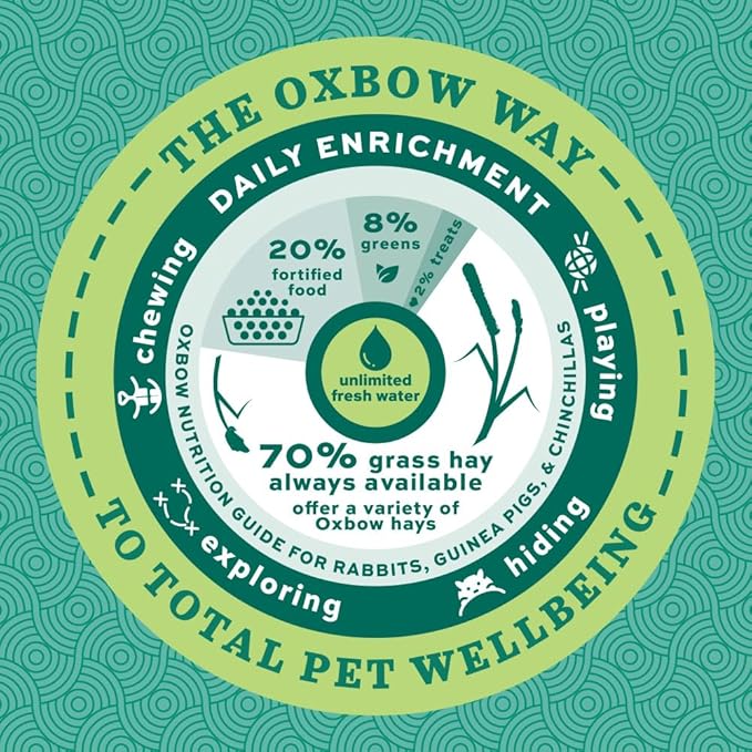 Oxbow Hay Toppers Garden Blend, Bunny Treats, Foraging Enrichment for Rabbits, Chinchillas, Guinea Pigs, and Other Small Herbivores, Timothy Hay Topper, Premium Rabbit Food Additive, 2oz