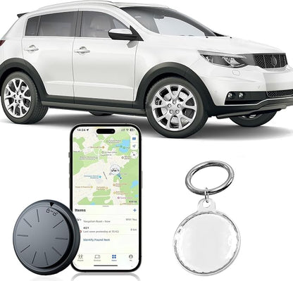 GPS Tracker for Vehicles, 1PCS Mini Hidden Vehicles Tracker with Waterproof Case, Work with Find My (iOS Only), No Monthly Fee Car Tracker