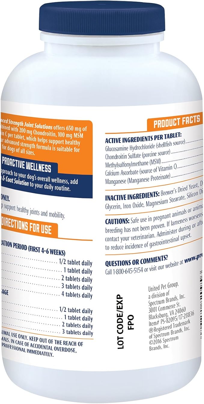 ProSense Advanced Strength for Dogs Glucosamine Chew Tablets 120 ct