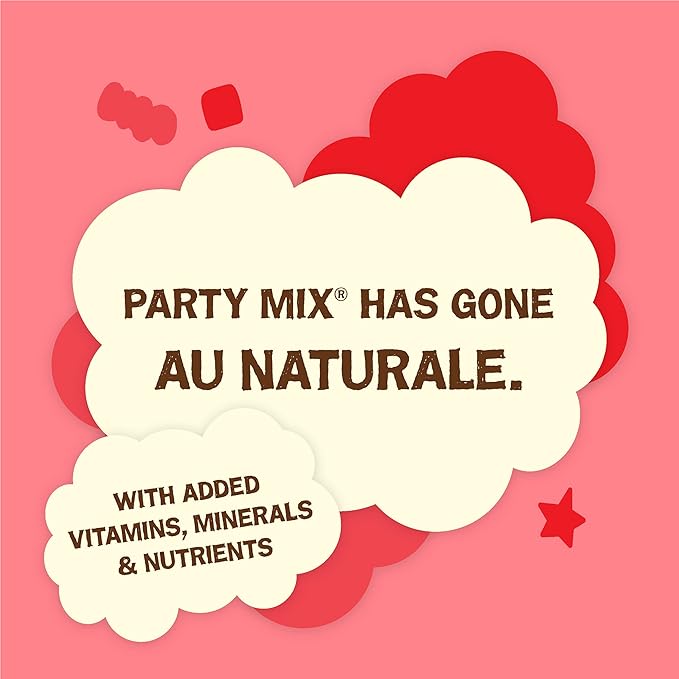 Friskies Purina Natural Cat Treats Party Mix Natural YUMS with Real Salmon and Added Vitamins, Minerals and Nutrients - 20 Oz. Canister (Pack of 2)