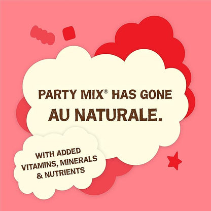 Purina Friskies Natural Cat Treats, Party Mix Natural Yums With Real Salmon and Vitamins, Minerals & Nutrients - (Pack of 6) 6 oz. Pouches