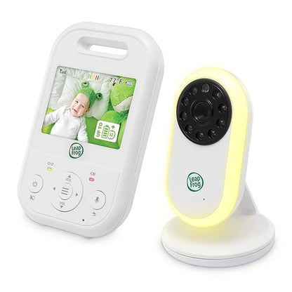 LeapFrog LF2423 Baby Monitor – 2.8” IPS LCD Screen, 1000ft Range, Night Vision, 2‑Way Audio, Lullabies, Temperature Sensor, Secure No‑WiFi Transmission