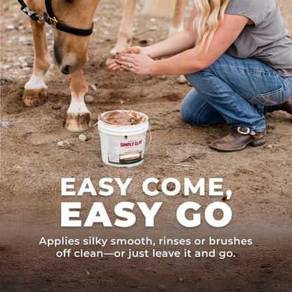 REDMOND Red Edge Equine Poultice, (Simply Clay) Natural Soothing Clay for All Horse Breeds,