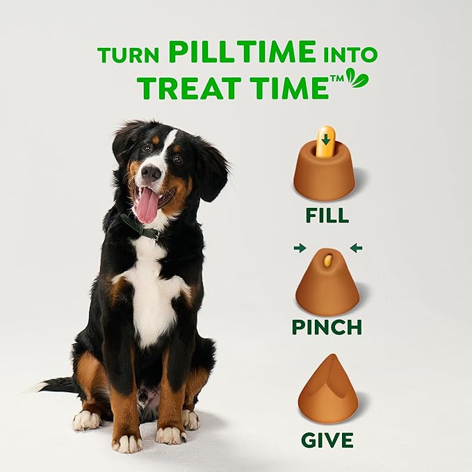 Greenies Pill Pockets for Dogs Large Size, Dog Treat Pouch for Capsule Medication, Variety Pack, 7.9 oz. Pouch