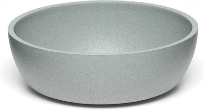 Loving Pets - Dolce Bamboo - Eco-Friendly Pet Bowls & Dishes for Dog, Cats, Puppy Food and Water Bowl -Sustainable and Dishwasher Safe, Made with Real Bamboo (Medium, Slate-Grey)
