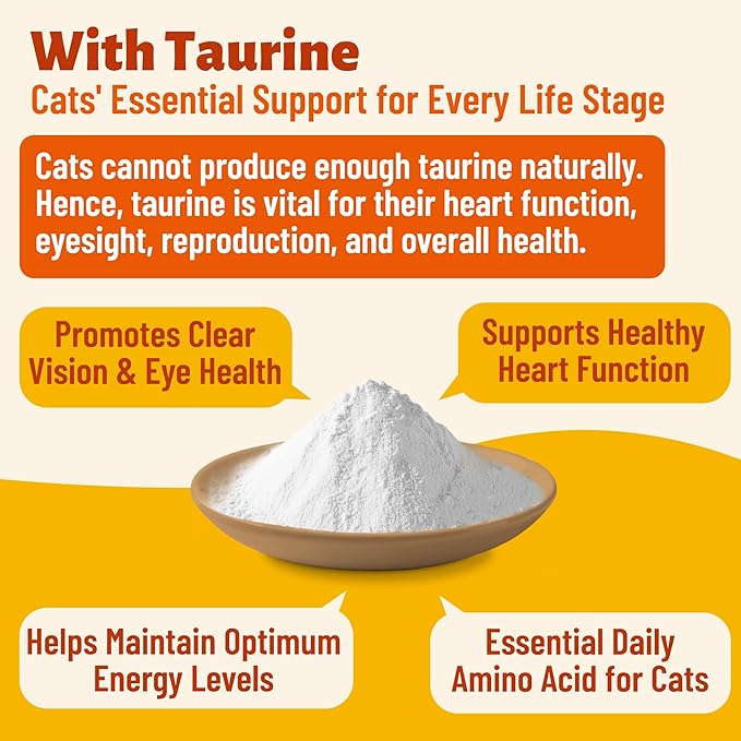 24-in-1 Cat Vitamins and Supplements Chews, Vitamins Treats with Lysine & Taurine for Cat - Immune, Skin&Coat, Respiratory&Vision Support, Daily Multivitamin for Indoor&Senior Cats-330Bites