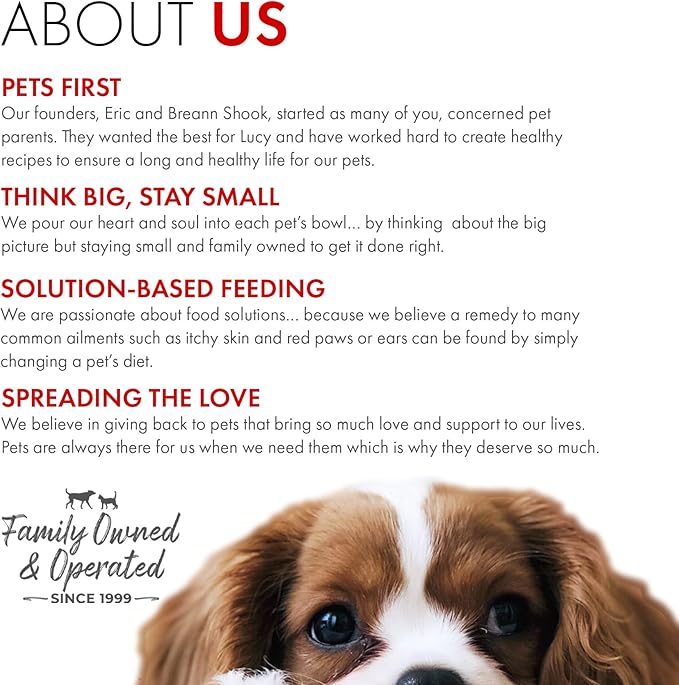 Grandma Lucy's Artisan Dog Food, Grain Free and Freeze-Dried - Artisan Venison, 3Lb Bag