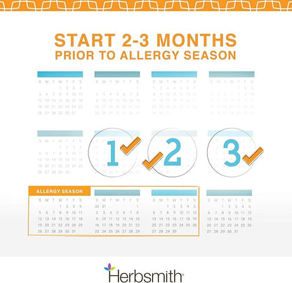 Herbsmith Clear Allerqi – Allergy Aid for Cats & Dogs – Pet Allergy Support – Anti Itch Pills for Dogs & Cats - 90 Tablet