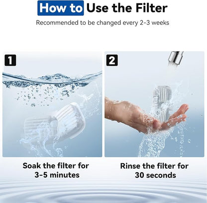 40 Packs for Petlibro Cat Water Fountain Filters Replacement Dockstream | Compatible with PETLIBRO® PLWF106 PLWF116 PLWF005 PLWF115 PLWF105 PLWF305 (20 Replacement Filters + 20 Pre-Filter Sponges)