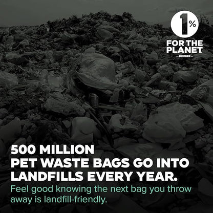 Doggy Do Good Next Pet Waste Bags, Landfill Friendly Recycled Plastic Unscented Dog Poop Bags, Leakproof, Strong, Thick, Earth Friendly for Dogs, 120 Count (120 Bags)