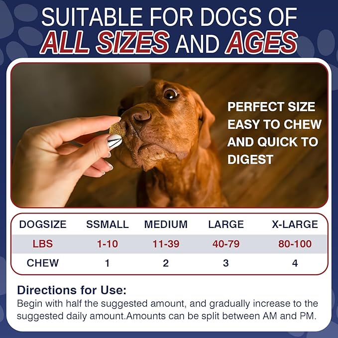 Dog Allergy Support Chews 200 CT, Dog Skin and Itchy