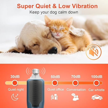 7-Speed Dog & Cat Nail Grinder with Light - Ring LED Safe to Avoid Overcut, Quiet Low Vibration & Powerful Fast, Cordless Rechargeable Toenail Trimmer for Small & Large Puppy & Breeds Paws(Blue)