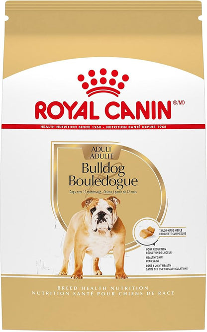 Royal Canin Breed Health Nutrition Bulldog Adult Dry Dog Food, 17 lb Bag