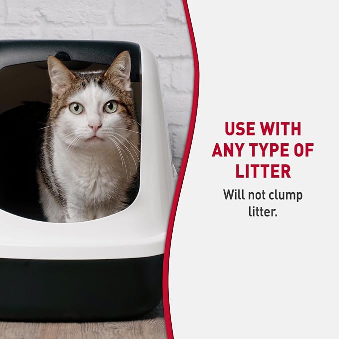 Nature's Miracle Litter Box Deodorizer Powder, Cat Odor Control | Unscented | 20 Ounces | Pack of 6
