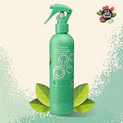 Pet Head Furtastic Dog Spray | Watermelon Scent | Pet Spray for Smelly Dogs | Knot Detangler | Care for Long, Tangly Curls & Coats | Vegan | Gentle Formula for Puppies | Made in USA | 10.1 fl. oz.