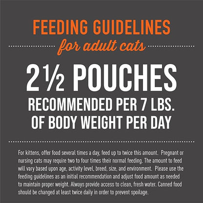 Tiki Cat Aloha Friends, Chicken & Pumpkin, Grain-Free & High Moisture, Wet Cat Food for All Life Stages 2.5 oz. Pouch (12 Count)