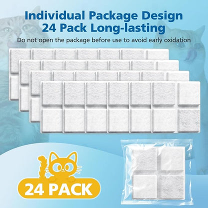 24 Pack Pet Food Desiccant Bags for Petlibro Automatic Cat dog Feeders | Keep Pet Food Dry and Fresh, for Model PLAF001, PLAF101, PLAF005, PLAF006, PLAF103, PLAF203